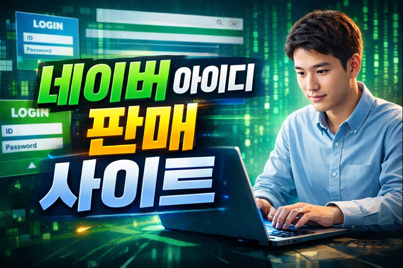 네이버 계정 판매 사이트 비실명 아이디 정보 알아보기